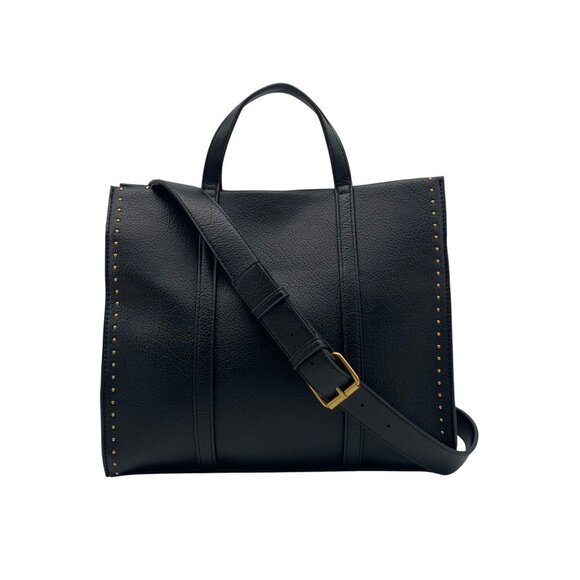 Style & Co Black Medium Boxy Tote - Picture 1 of 12